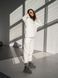 Женский теплый спортивный костюм Teamv OVERSIZE Medium 3 Молочный