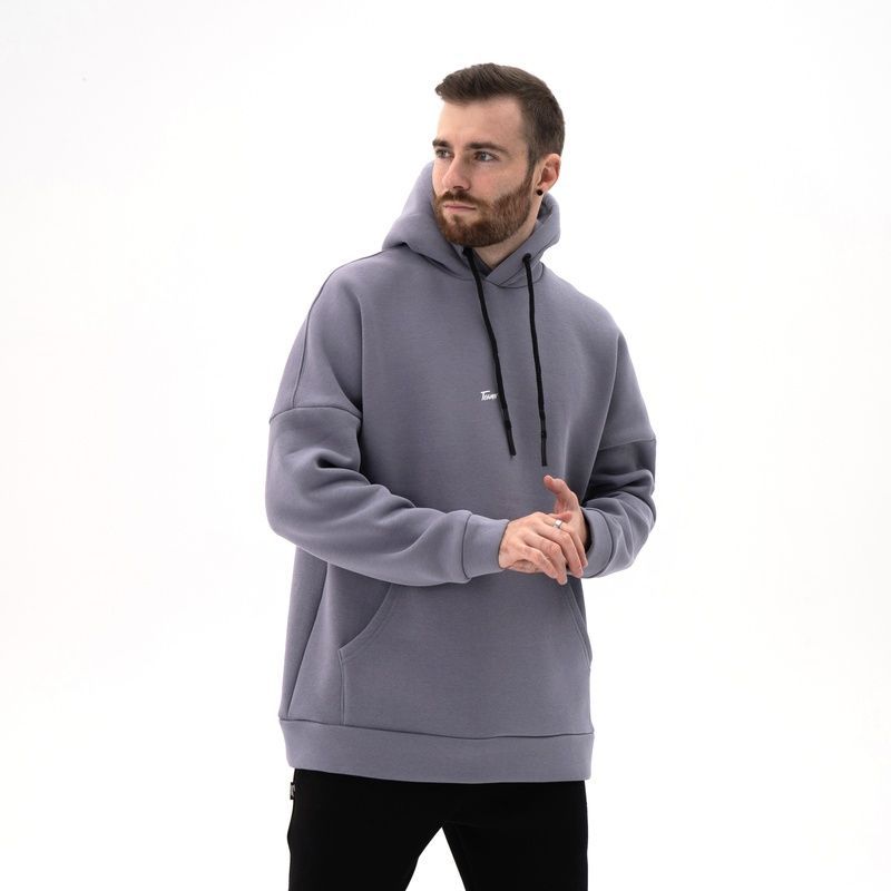 Чоловічий теплий худі Teamv Bless 3 Сірий