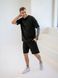 Мужской летний костюм с футболкой Teamv Oversize 32 Черный