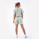 Женский летний комплект шорты и футболка Teamv Jumper Фисташковый