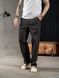 Мужские прямые штаны из коттона Teamv Jeans Casual Черные