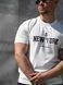 Мужская футболка повседневная из хлопка Teamv New York Белая
