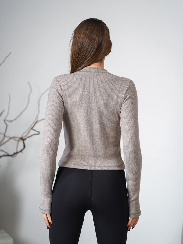 Жіночий джемпер теплий Jumper Slim мокко