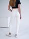 Женские полуприлегающие брюки Teamv MOM COTON TWILL Белые