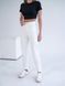 Женские полуприлегающие брюки Teamv MOM COTON TWILL Белые