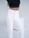 Женские полуприлегающие брюки Teamv MOM COTON TWILL Белые