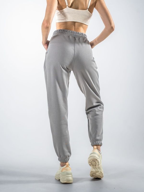 Cпортивные штаны на флисе женские Teamv Jogger Серые