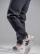 Спортивные штаны мужские теплые Teamv Jogger Пепельно-синие