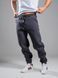 Спортивные штаны мужские теплые Teamv Jogger Пепельно-синие