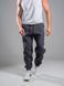 Спортивные штаны мужские теплые Teamv Jogger Пепельно-синие