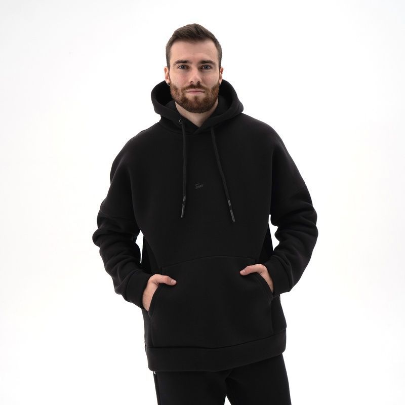 Мужской теплый худи Teamv Bless 3 Черный