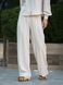 Женские брюки летние льняные Tencel Linen Бежевые
