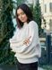Женский свитер вязаный оверсайз Raglan Sweater бежевый