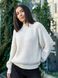 Женский свитер вязаный оверсайз Raglan Sweater бежевый