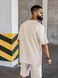 Чоловічий літній костюм Teamv OVERSIZE Lite Пісочний
