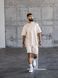 Чоловічий літній костюм Teamv OVERSIZE Lite Пісочний