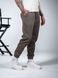 Мужские теплые спортивные штаны Teamv OVERSIZE 3 Капучино