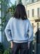 Женский свитер вязаный оверсайз Raglan Sweater серый