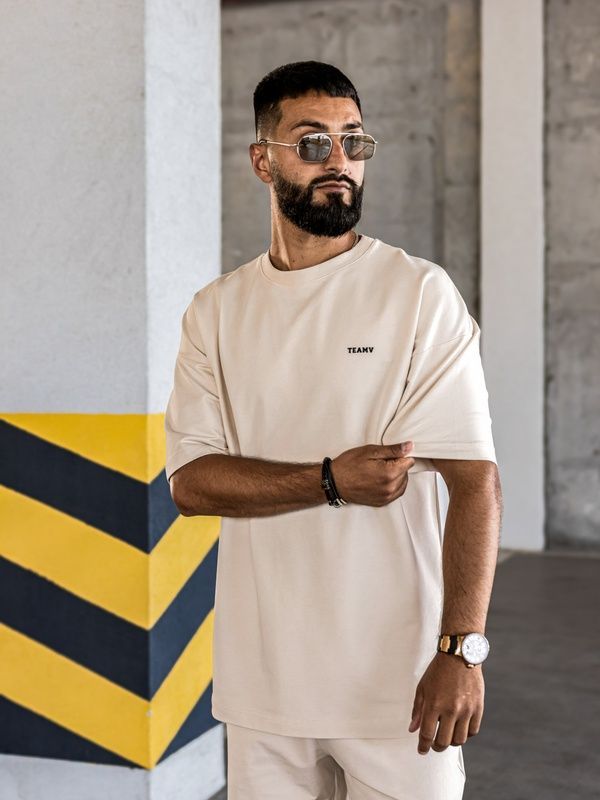 Чоловічий літній костюм Teamv OVERSIZE Lite Пісочний