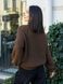 Женский свитер вязаный оверсайз Raglan Sweater коричневый