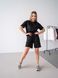 Спортивный костюм летний женский Teamv OVERSIZE Lite Черный