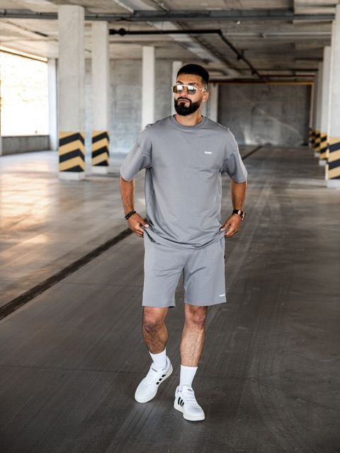 Чоловічий літній костюм Teamv OVERSIZE Lite Сірий
