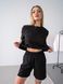 Спортивный костюм летний женский Teamv OVERSIZE Lite Черный