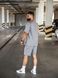 Чоловічий літній костюм Teamv OVERSIZE Lite Сірий