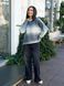 Женский свитер теплый вязаный Melange Sweater серый-меланж