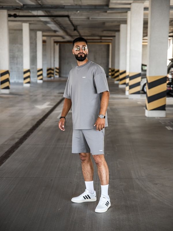Чоловічий літній костюм Teamv OVERSIZE Lite Сірий