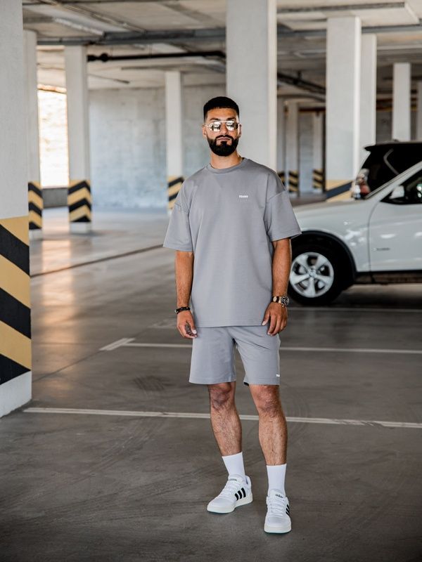 Чоловічий літній костюм Teamv OVERSIZE Lite Сірий