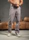 Мужские прямые штаны из коттона Teamv Jeans Casual Серые