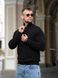 Мужской джемпер на молнии из хлопка Zip Jumper черный