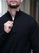 Мужской джемпер на молнии из хлопка Zip Jumper черный
