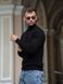 Мужской джемпер на молнии из хлопка Zip Jumper черный