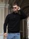 Мужской джемпер на молнии из хлопка Zip Jumper черный