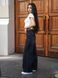 Женские джинсы прямые TMV Wide leg Темно-серые