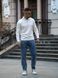 Мужской джемпер на молнии из хлопка Zip Jumper белый
