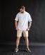 Чоловічі футболки з бавовни Oversize Teamv Чорна Біла