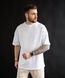 Чоловічі футболки з бавовни Oversize Teamv Чорна Біла