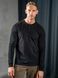 Чоловічий лонгслів трикотажний на ґудзиках Teamv Long Casual Чорний