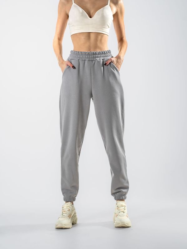 Cпортивные штаны на флисе женские Teamv Jogger Серые