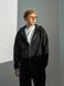 Чоловічий теплий костюм на блискавці ZIP FUR Чорний