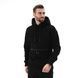 Чоловічий теплий худі на флісі Teamv Anorak Чорний