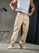 Чоловічі прямі штани з котону Teamv Jeans Casual Бежеві