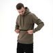 Мужской теплый худи на флисе Teamv Anorak Оливковый