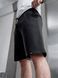 Шорты мужские однотонные повседневные шорты трикотажные из хлопка Teamv simple classic черные