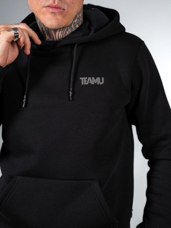 Мужской теплый худи на флисе Teamv Basic 3 Черный