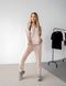 Жіночий костюм на блискавці Teamv NIKEL ZIP 23 Бежевий