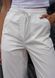 Спортивные женские брюки TENCEL летние джогеры из хлопковой плащевки Белые